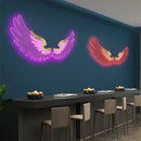 GobekUsa Angel Wings RGB LED Wall Lamp for Living Room Bedroom Restaurant Bar