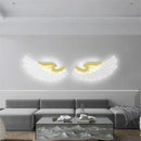 GobekUsa Angel Wings RGB LED Wall Lamp for Living Room Bedroom Restaurant Bar
