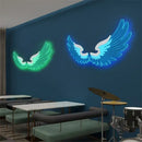 GobekUsa Angel Wings RGB LED Wall Lamp for Living Room Bedroom Restaurant Bar