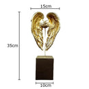 GobekUsa Angel Wings Sculpture Desk Ornament Home Decor Statue Aesthetic Artwrok