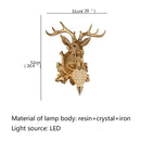 GobekUsa Animal Design Sconce LED Wall Lights for Home Bedroom Decor