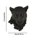 Bronze wildlife animal head wall hook rack living room decor by Decorbites