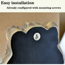Bronze wildlife animal head wall hook rack living room decor by Decorbites