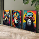 GobekUsa Animal Headphones Gaming Posters for Teens