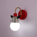 GobekUsa Animal LED Ceiling Light: Monkey Zebra Giraffe Kids Lamp for Bedroom.