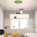 GobekUsa Animal LED Ceiling Light: Monkey Zebra Giraffe Kids Lamp for Bedroom.