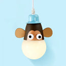 GobekUsa Animal LED Ceiling Light: Monkey Zebra Giraffe Kids Lamp for Bedroom.