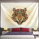 Tribal owl animal mandala tapestry – bedroom wall hanging blanket by Decorbites