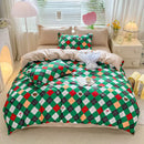 GobekUsa Animal Pattern Bedding Set - King/Queen Size Quilt Set for Comfortable Home.