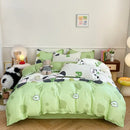 GobekUsa Animal Pattern Bedding Set - King/Queen Size Quilt Set for Comfortable Home.