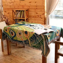 GobekUsa Animal Pattern Throw Blanket - Stylish Sofa Cover with Tassels