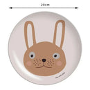 Pastel animal print bamboo fiber childrens dinnerware set dining room by Decorbites