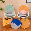 Animal print round office chair cushion bedroom memory foam decor by Decorbites