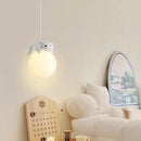 GobekUsa Animal Resin Pendant Lamps: Bear Rabbit Dog Sheep Bunny Chandelier for Children's Room