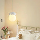 GobekUsa Animal Resin Pendant Lamps: Bear Rabbit Dog Sheep Bunny Chandelier for Children's Room