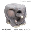 GobekUsa Animal Resin Sculpture Footstool Seat Cartoon Statue Chair for Living Room