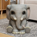 GobekUsa Animal Resin Sculpture Footstool Seat Cartoon Statue Chair for Living Room