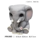 GobekUsa Animal Resin Sculpture Footstool Seat Cartoon Statue Chair for Living Room