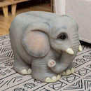 GobekUsa Animal Resin Sculpture Footstool Seat Cartoon Statue Chair for Living Room