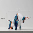 GobekUsa Animal Resin Statue Collection: Abstract Horse Cow French Bullfighting Dog Sculpture