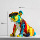 GobekUsa Animal Resin Statue Collection: Abstract Horse Cow French Bullfighting Dog Sculpture