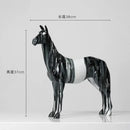 GobekUsa Animal Resin Statue Collection: Abstract Horse Cow French Bullfighting Dog Sculpture