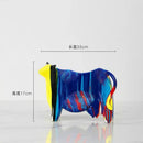 GobekUsa Animal Resin Statue Collection: Abstract Horse Cow French Bullfighting Dog Sculpture