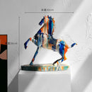 GobekUsa Animal Resin Statue Collection: Abstract Horse Cow French Bullfighting Dog Sculpture