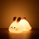 Cute panda silicone night light bedroom animal bedside lamp by Decorbites
