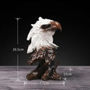 GobekUsa Animal Statue Collection: Eagle Wolf Lion Tiger Horse Desktop Artwork Decoration & Gift