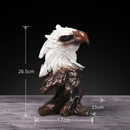 GobekUsa Animal Statue Collection: Eagle Wolf Lion Tiger Horse Desktop Artwork Decoration & Gift