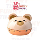 Cartoon animal vegetable shape kitchen timer 60 minute countdown by Decorbites