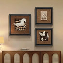 GobekUsa Animal Wall Decor Frame Set Art Painting Poster Room Aesthetic Decoration