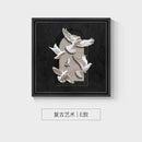 GobekUsa Animal Wall Decor Frame Set Art Painting Poster Room Aesthetic Decoration
