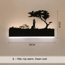 GobekUsa Animal Wall Lamps: Upside Warm Down Cool Lighting for Living Room and Bedside