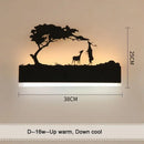 GobekUsa Animal Wall Lamps: Upside Warm Down Cool Lighting for Living Room and Bedside