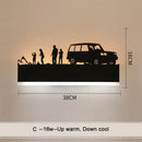 GobekUsa Animal Wall Lamps: Upside Warm Down Cool Lighting for Living Room and Bedside