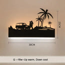 GobekUsa Animal Wall Lamps: Upside Warm Down Cool Lighting for Living Room and Bedside