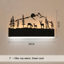 GobekUsa Animal Wall Lamps: Upside Warm Down Cool Lighting for Living Room and Bedside