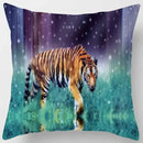 Decorbites animals world tiger lion pillow case living room set by Decorbites