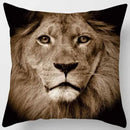 Decorbites animals world tiger lion pillow case living room set by Decorbites