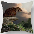 Decorbites animals world tiger lion pillow case living room set by Decorbites