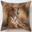 Decorbites animals world tiger lion pillow case living room set by Decorbites