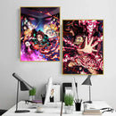 GobekUsa "Anime Demon Slayer Character Posters, Canvas Wall Art"