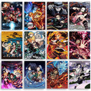 GobekUsa "Anime Demon Slayer Character Posters, Canvas Wall Art"
