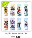 GobekUsa Anime Poster Wall Art Decoration: Genshin Characters