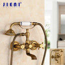 GobekUsa Antique Bass Wall Mounted Shower Mixer Set
