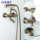 GobekUsa Antique Bass Wall Mounted Shower Mixer Set