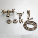 GobekUsa Antique Bass Wall Mounted Shower Mixer Set