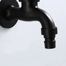 Antique black brass bibcock tap garden wall mount faucet by Decorbites